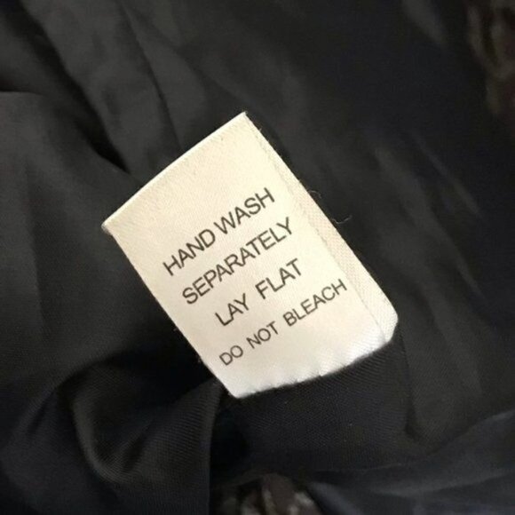 Young Essence Brown Green Embroidered Coat Small - Picture 12 of 12